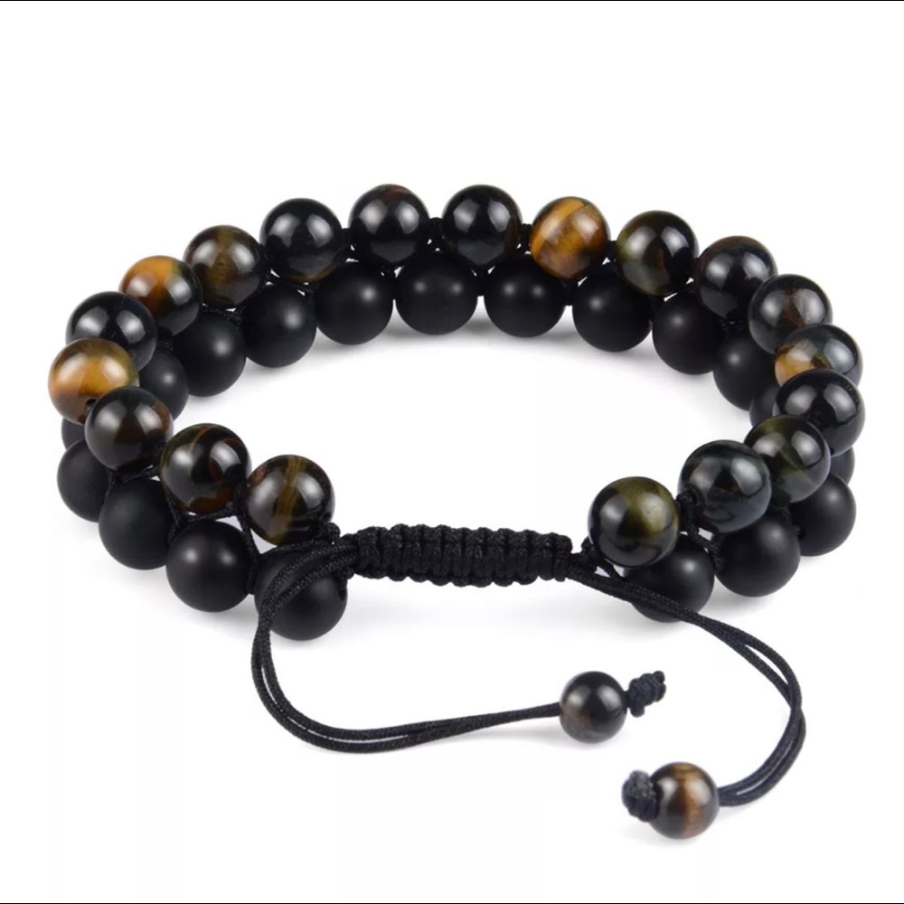 Tiger Eye Adjustable Protection Bracelet
